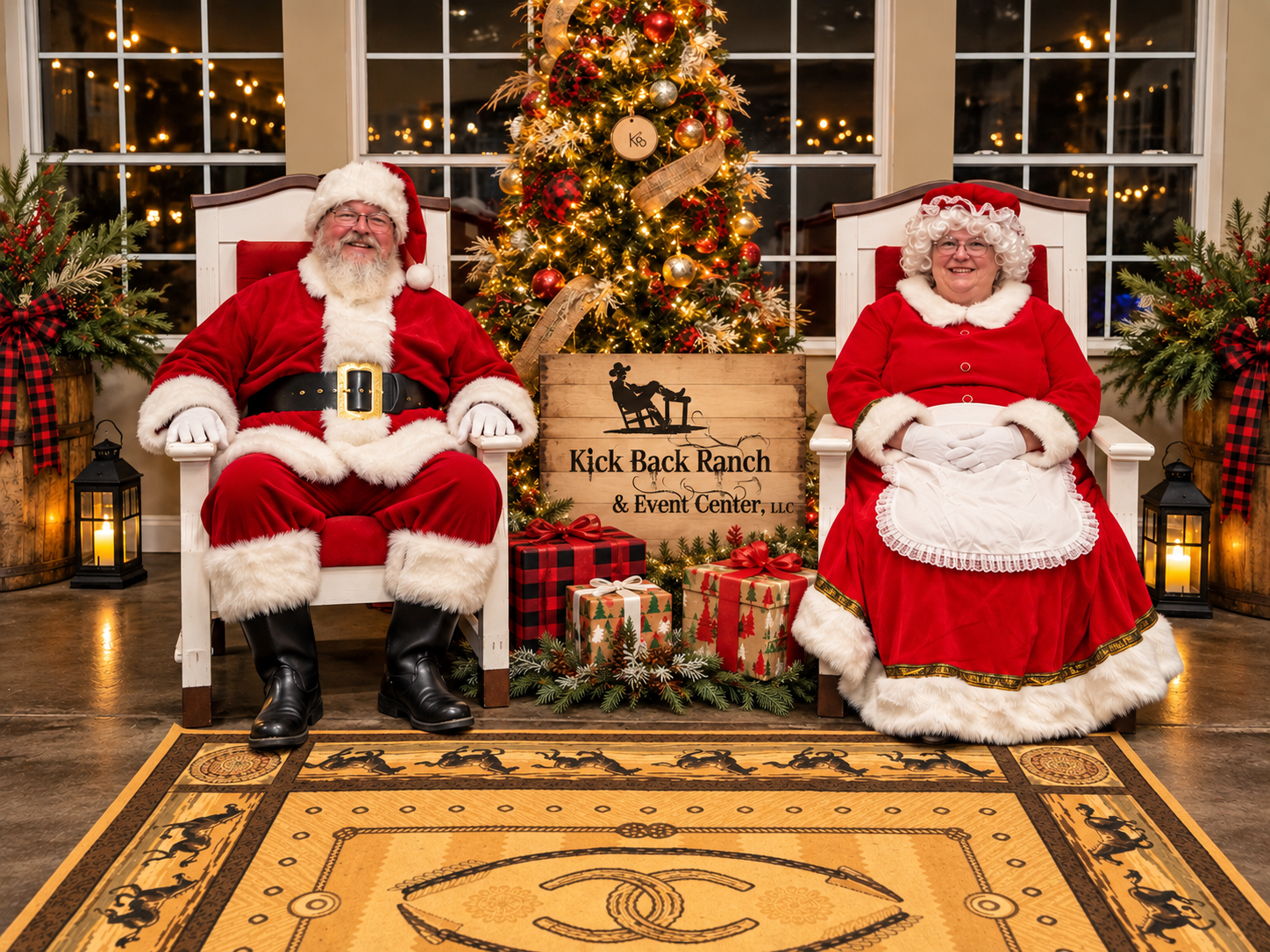Kick Back Ranch Christmas Portrait